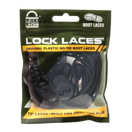 Lock Laces Boot Black