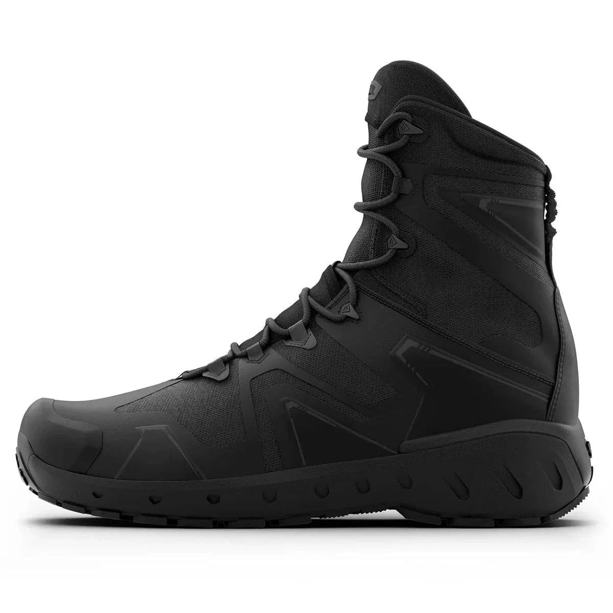 First Tactical Mens 8" Aero-Tac Side-Zip Black Police Boots