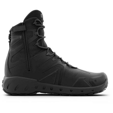 First Tactical Mens 8" Aero-Tac Side-Zip Black Police Boots