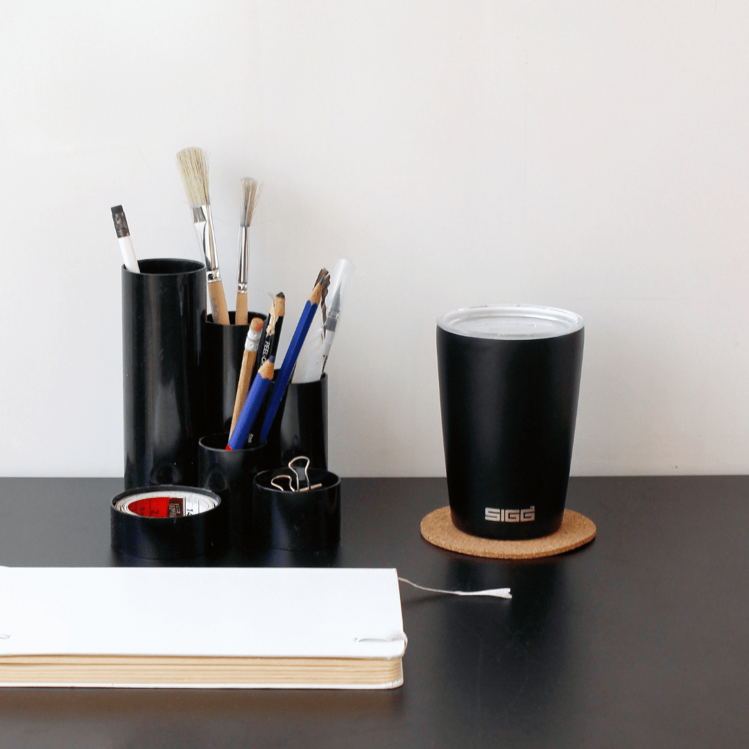 SIGG Travel Mug NESO Pure Ceram Black