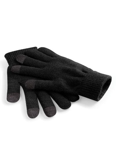 beechfield Gloves Beechfield Touchscreen Smart Gloves Black L/XL