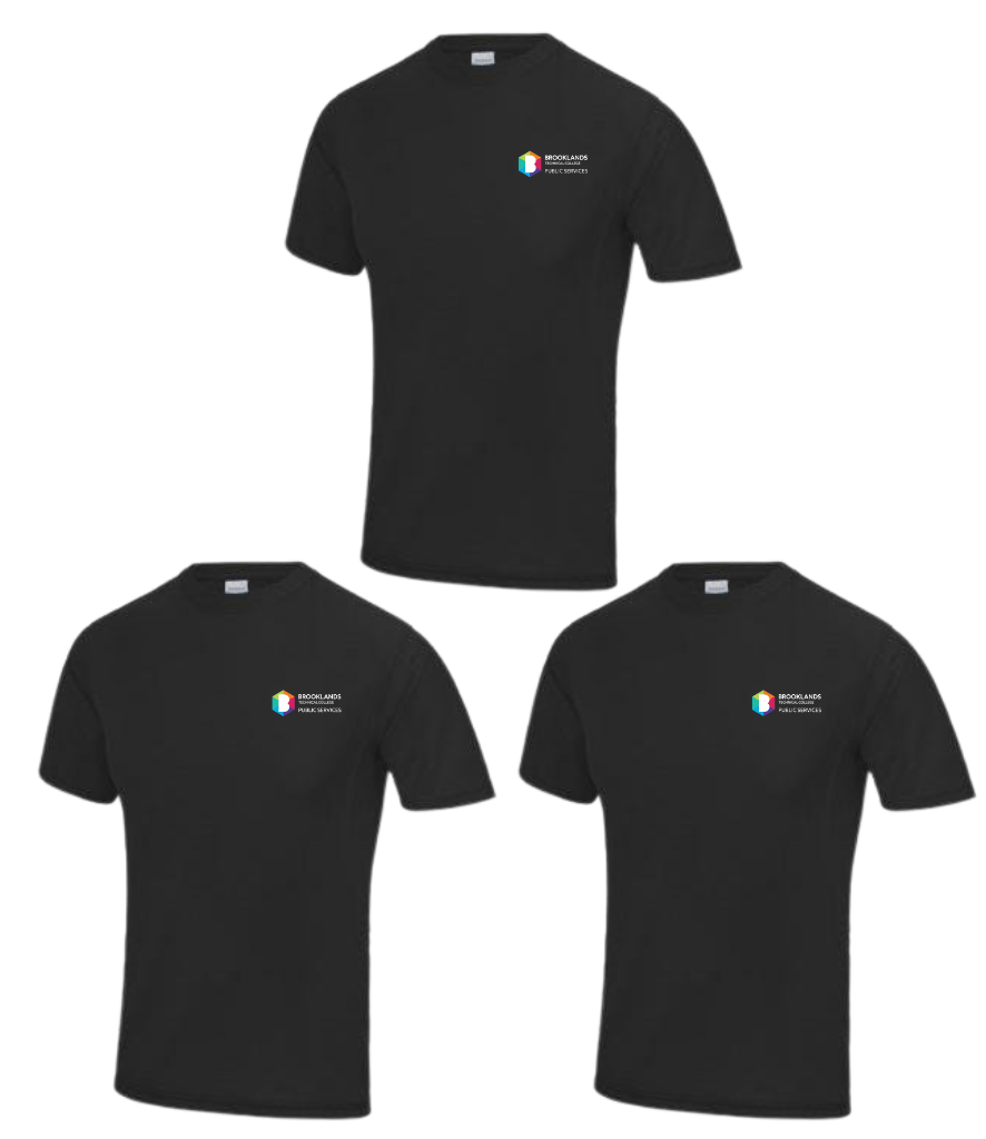 AWDis Brooklands Brooklands Technical College, Sports & Public Services PT Top 3 Pack Black