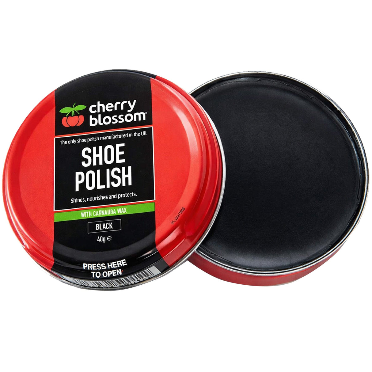 Cherry Blossom Black Polish with carnauba wax