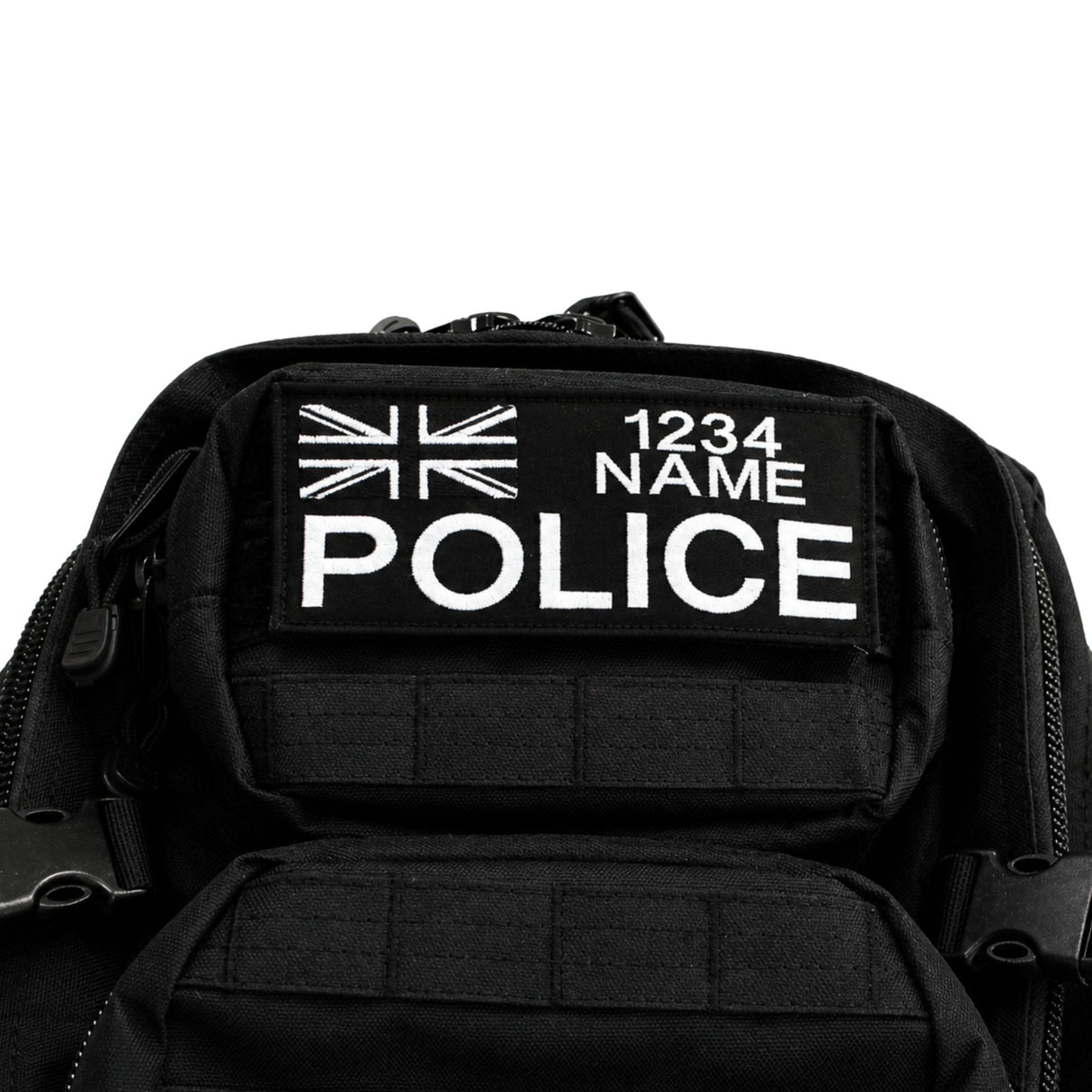 Embroidered Police ID Patch for rucksacks
