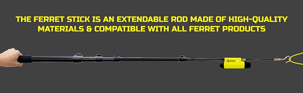 Ferret Tools Body Camera Accessories Ferret Stick for Ferret Camera