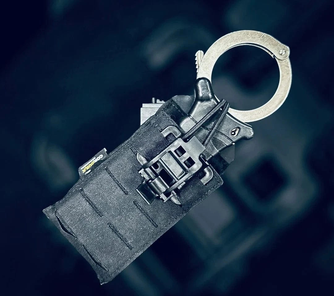 KMP UK Tactical Handcuff Accessories KMP UK Tactical Belt Mounted Cuff Pouch Black