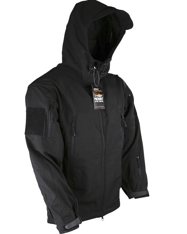 Kombat UK Ltd Coats Kombat UK PATRIOT Tactical Soft Shell Jacket - Black