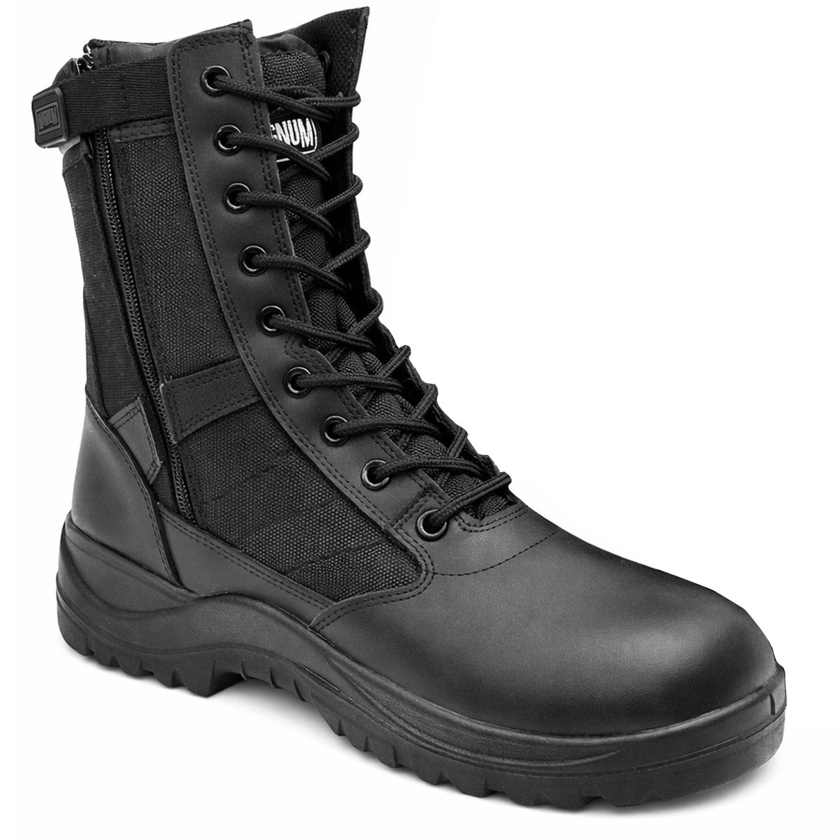Magnum Centurion Black Boots with side zip made for police and security