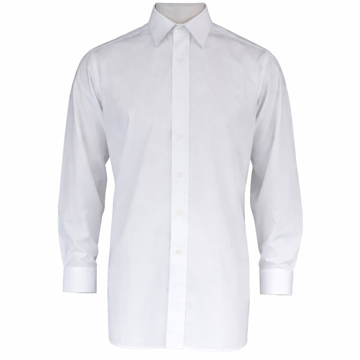 Cooneen Shirts & Tops Men's Long Sleeve Uniform Shirt With Epaulettes, White