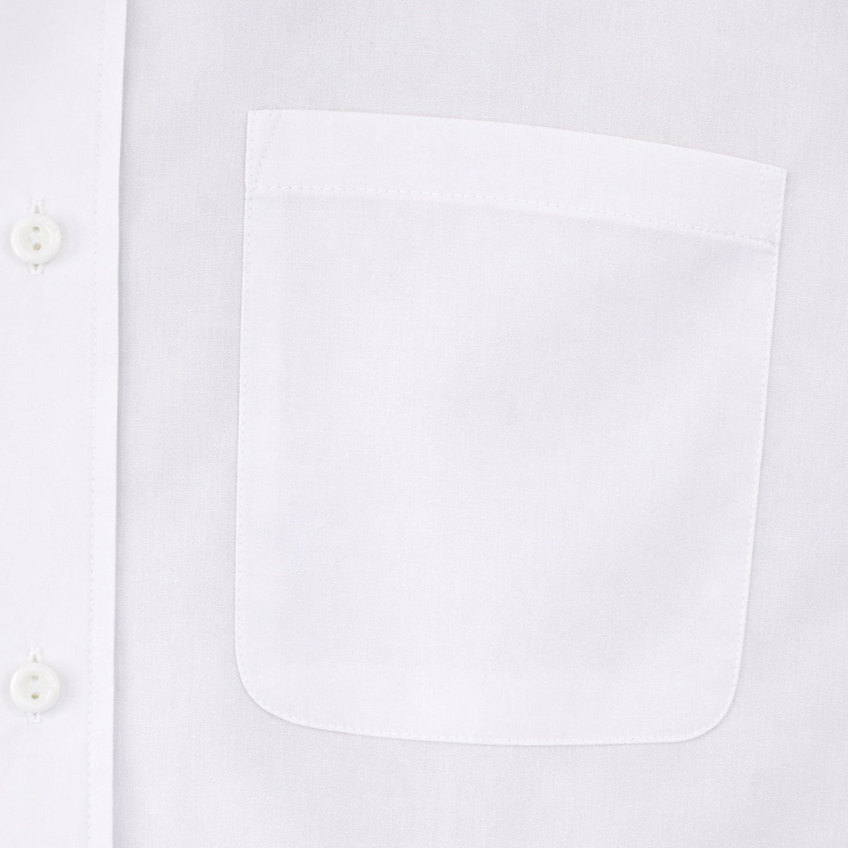 Cooneen Shirts & Tops Men's Short Sleeve Uniform Shirt With Epaulettes, White