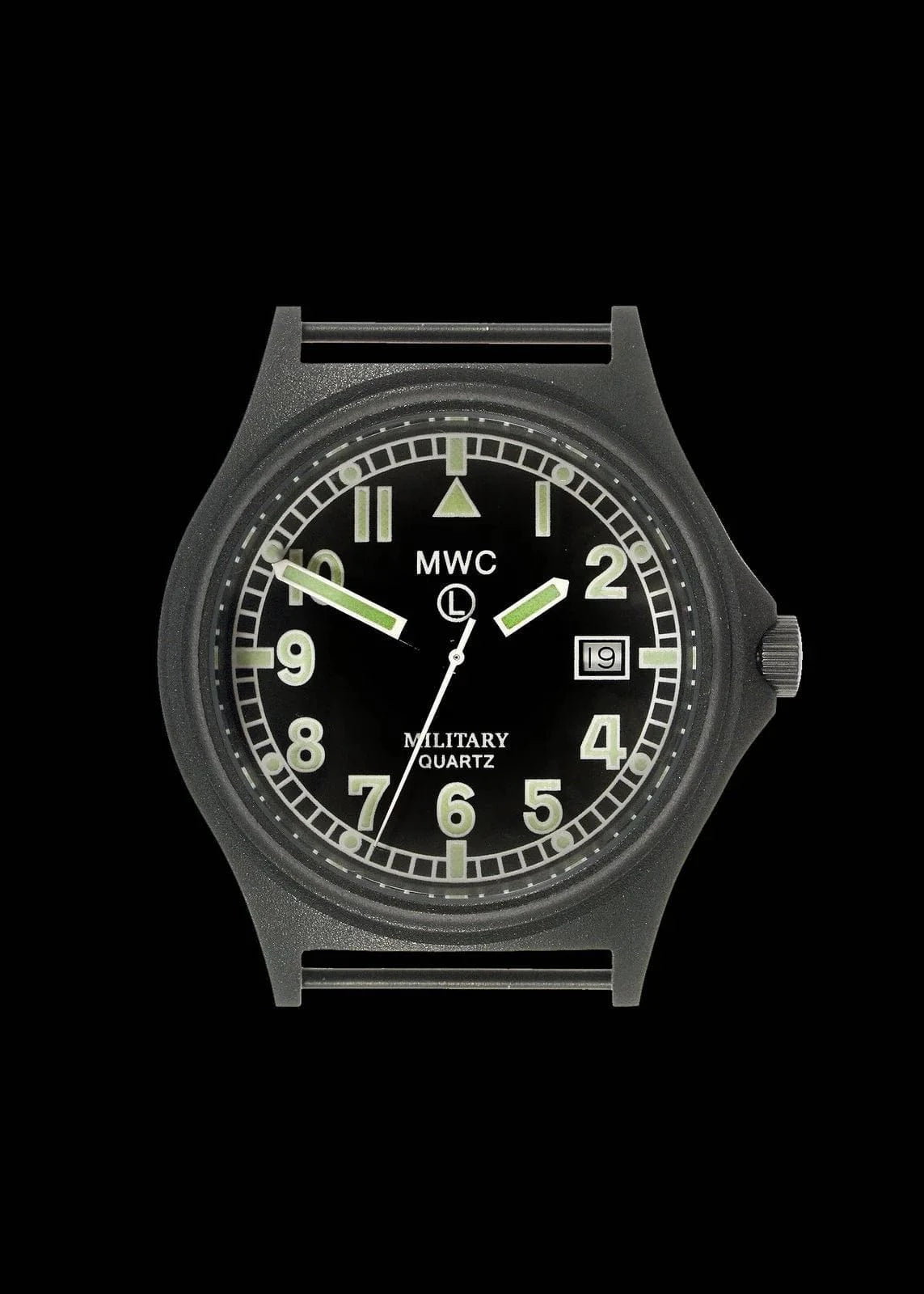 MWC Watches MWC G10 50m Water Resistant PVD Stealth with Battery Hatch, Solid Strap Bars and 60 Month Battery Life