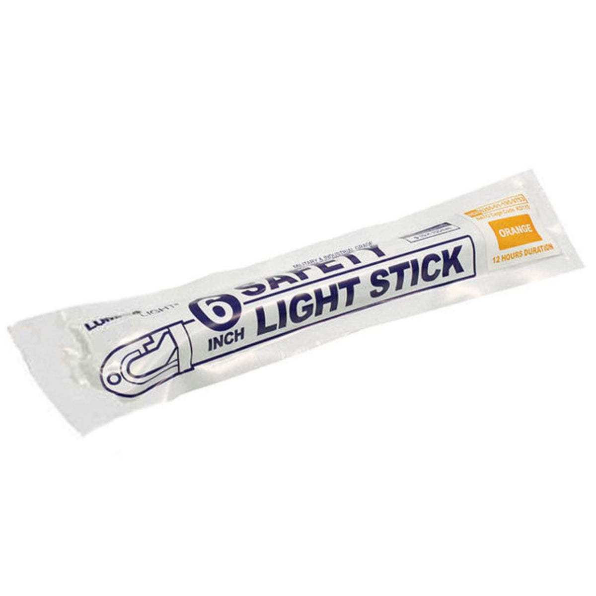 NATO 6 inch red emergency glow stick in original sealed packaging