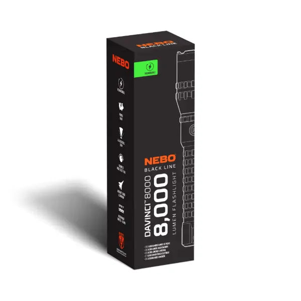 NEBO Torches Nebo Davinci™ 8000 - Black Line