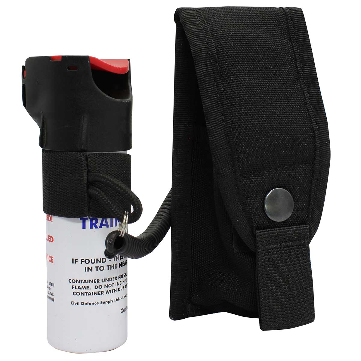 Op Zulu CS Spray Holder Op Zulu Belt / Molle Spray Holder Pouch with Elasticated Lanyard Black