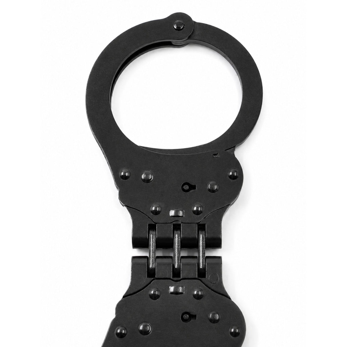 OP Zulu Handcuff OP ZULU Hinged Handcuff Black with 2 Sided Lock
