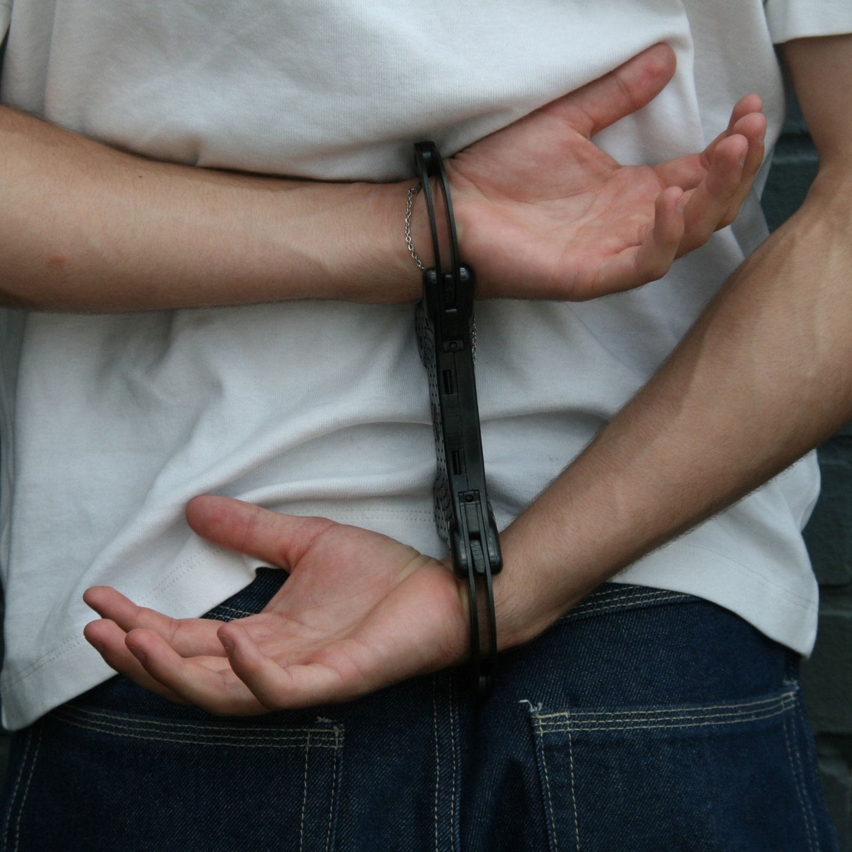 OP Zulu Handcuff Op Zulu Rigid Handcuffs Black 2 Sided Lock