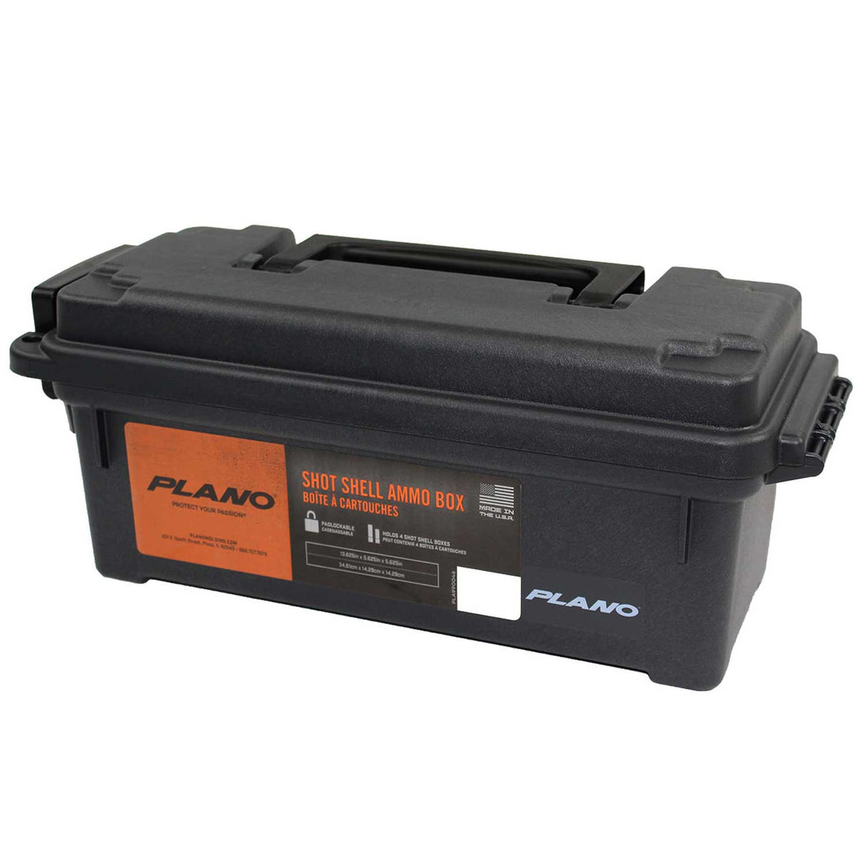 Plano Storage Box Plano Compact Ammunition Field Box, Black