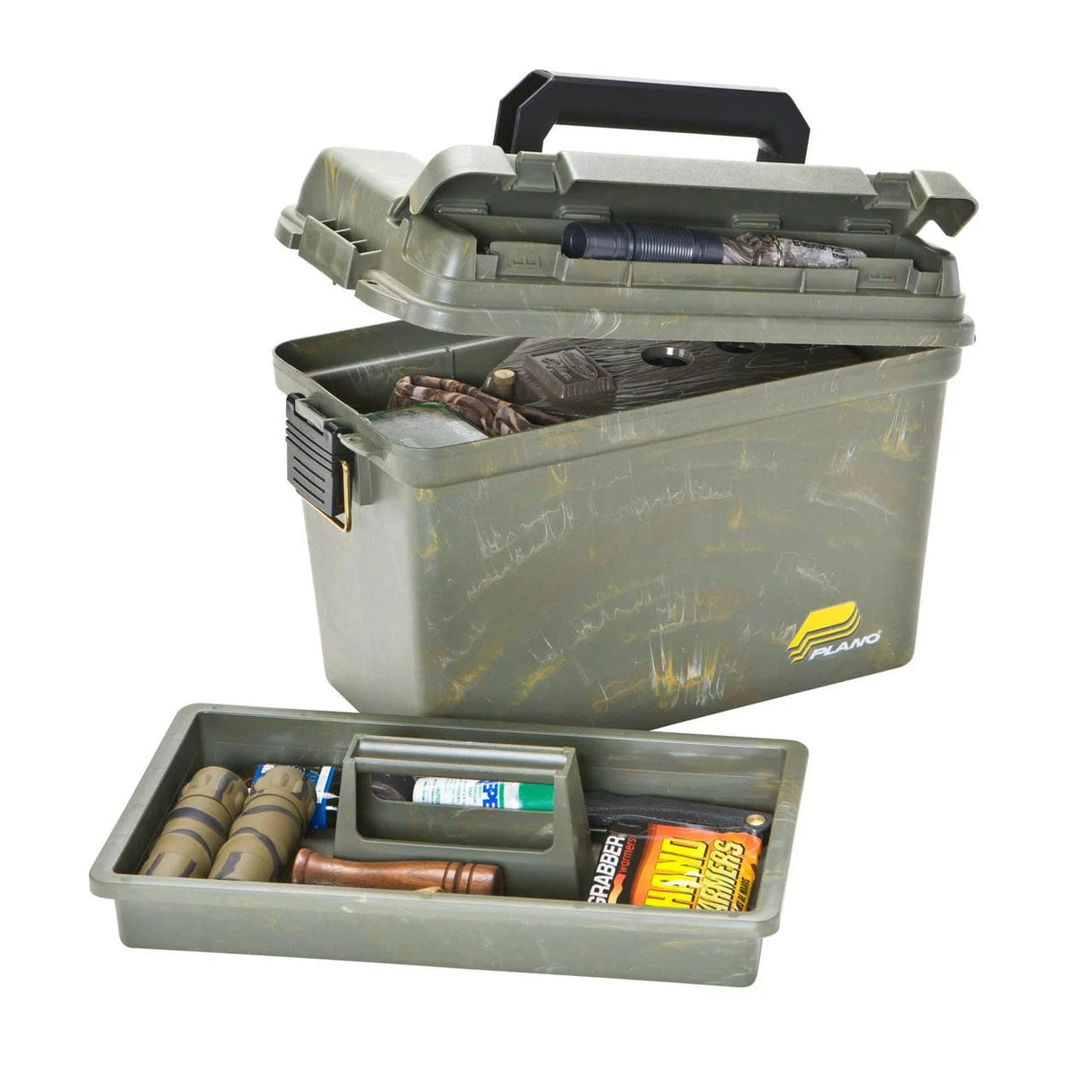 Plano Storage Box Plano Large Ammunition Field Box, Olive Camouflage