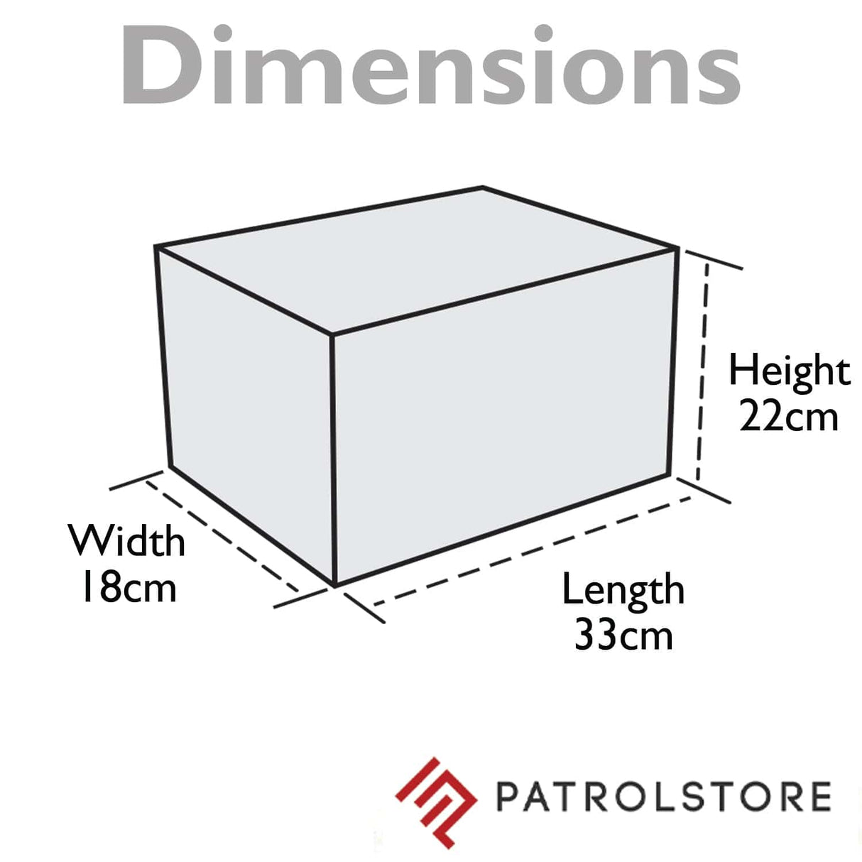 Medium Rustrictor Ammo Box Dimensions