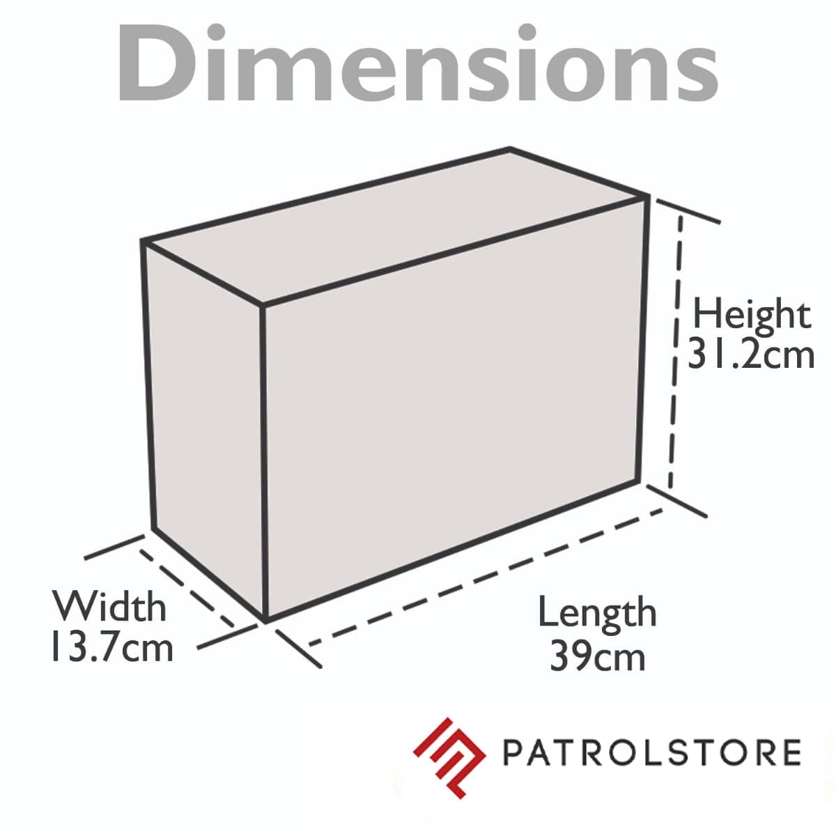 Plano Rustrictor Twin Pistol Case Dimensions