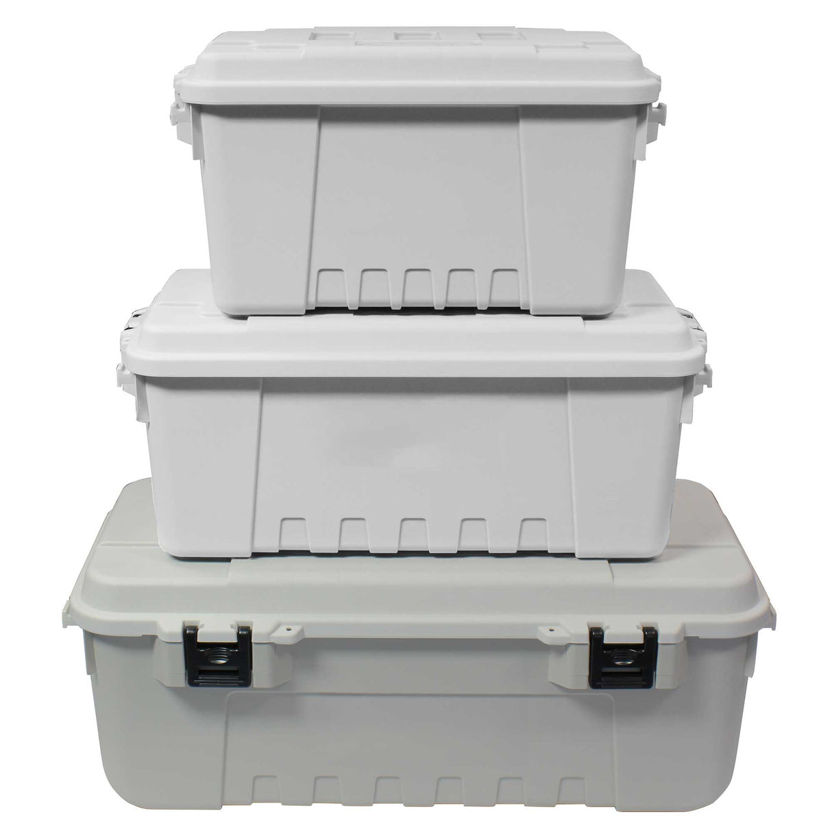 Plano Storage Box Large Plano Tactical Storage Trunks, Smoke Grey