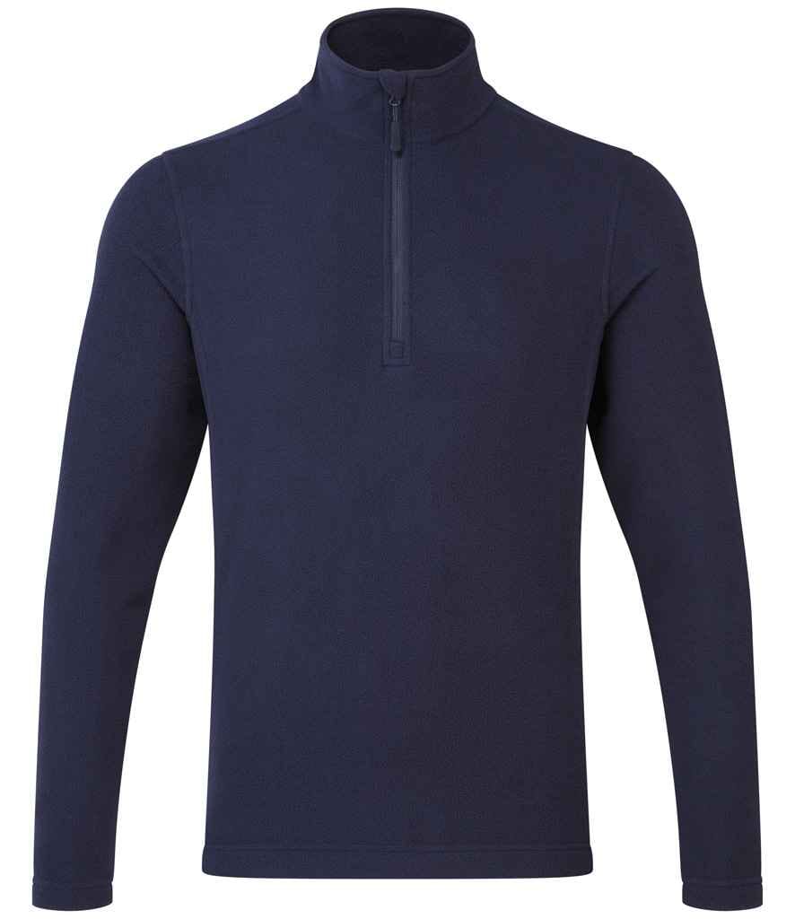 premier Tops Premier Unisex Recyclight® 1/4 Zip Fleece Navy