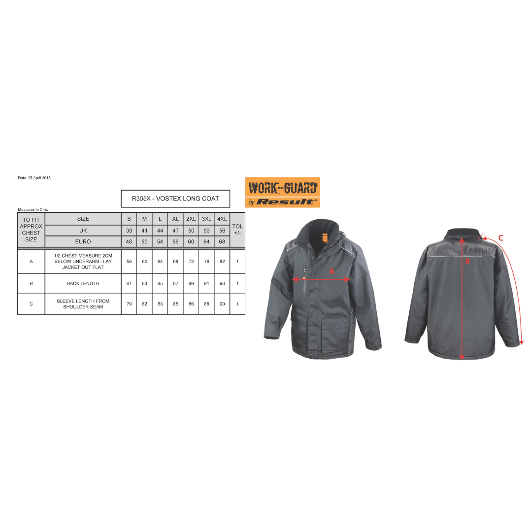 Pencarrie Coats Result Work-Guard Vostex Long Coat