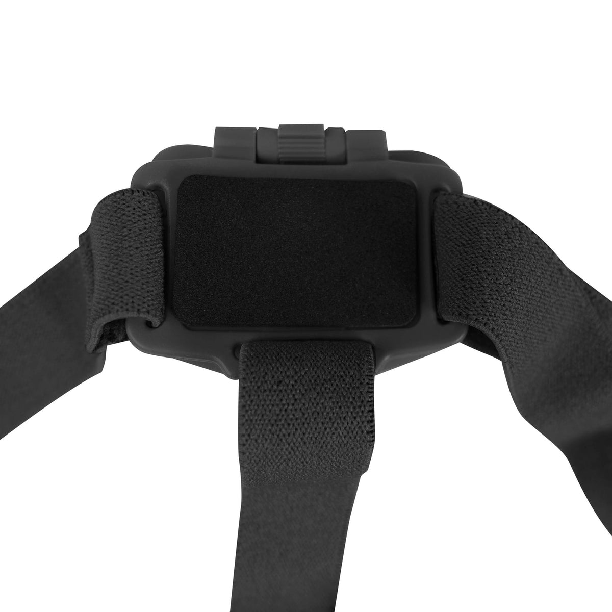 Rear view of Rothco Deluxe 5-Bulb Headtorch showing adjustable head straps and rear battery compartment