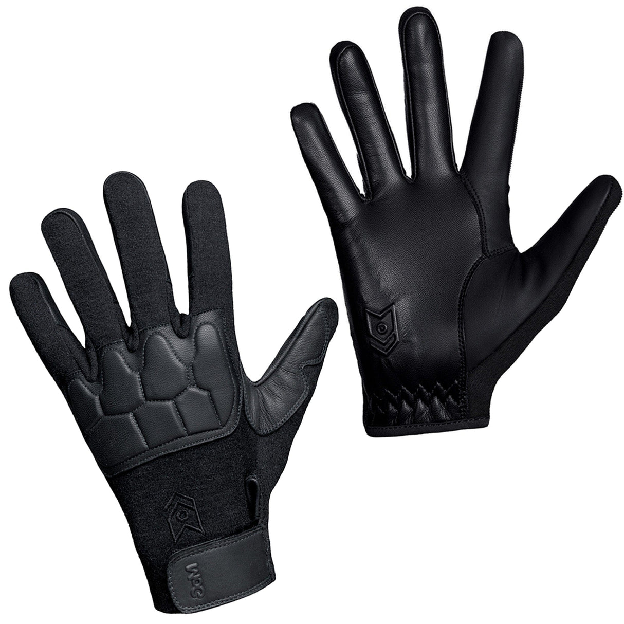 Flame retardant black gloves