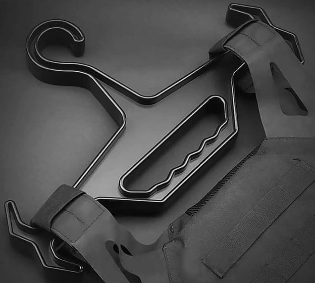 CL Distribution Clothing Accessories Tactical Body Armour Hanger Black
