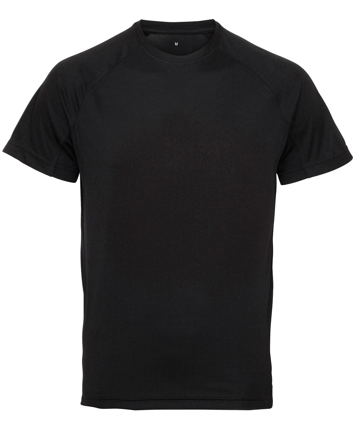 TriDri panelled tech tee Black