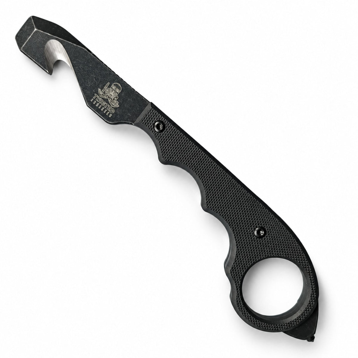 Twisted Assisted Strap Cutter Black Twisted Assisted G10 Strap Cutter KEEP-SAFE