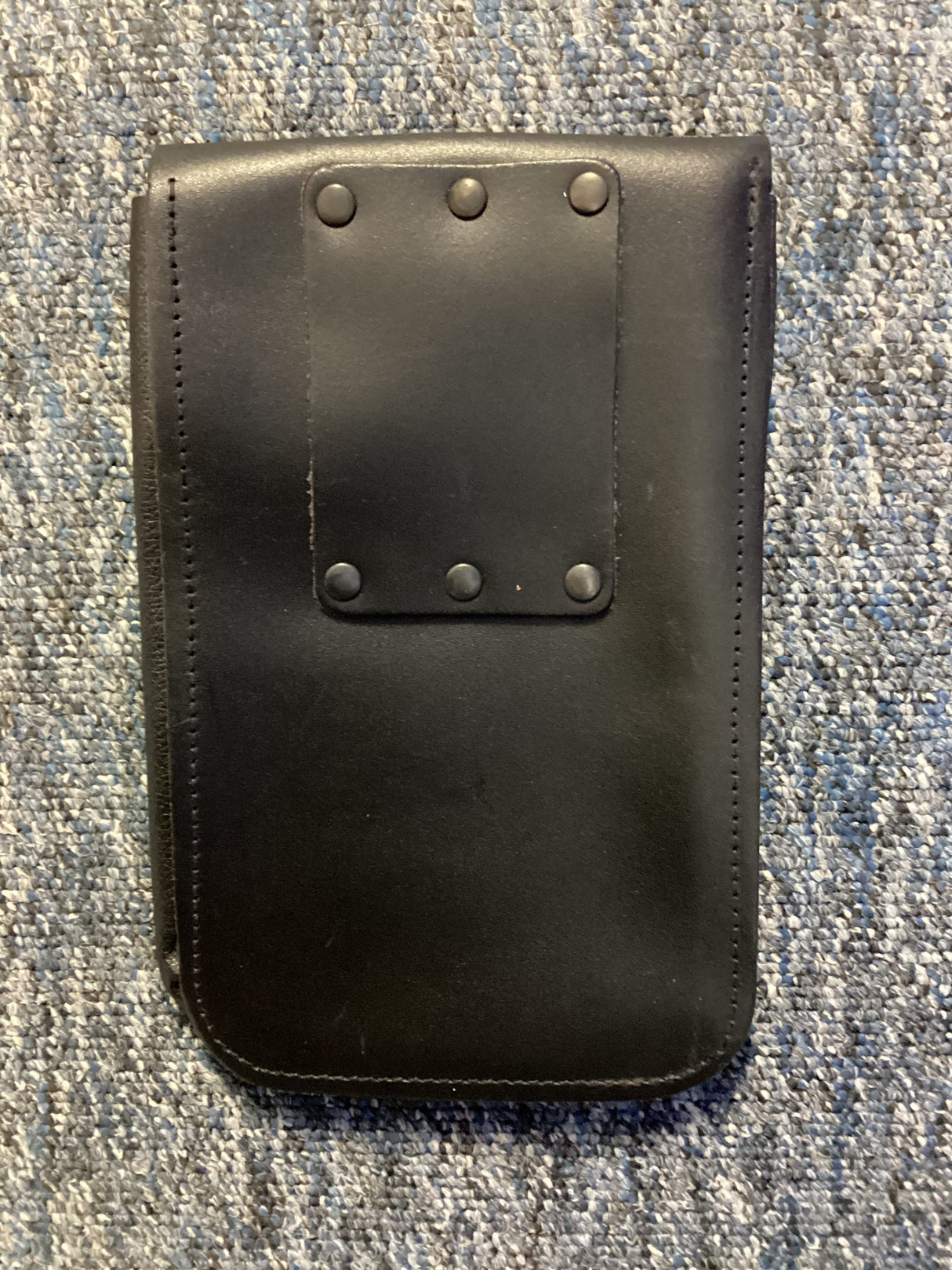 Police Surplus Police Uniform Black Notebook Pouch Leather, 8ins x 5ins (Used - Grade A)