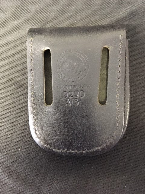 Police Surplus Police Uniform Black Pouch Leather 9200 (Used - Grade A)