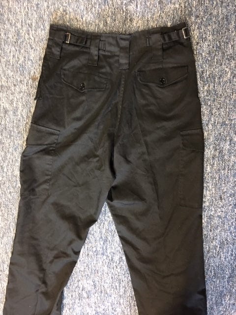 Police Surplus Police Uniform 32ins (82cm) / 28ins (71cm) Combat Trousers Women’s, black, cargo (Used – Grade A)