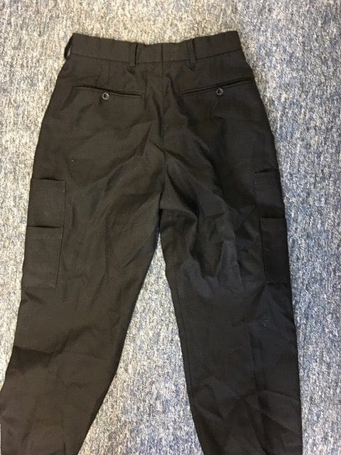 Police Surplus Police Uniform Combat Trousers Women’s, black, double thigh pockets (Used – Grade A)