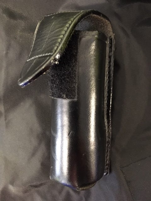 Police Surplus Police Uniform CS-5 CS Spray Holder, Met Police Issue, Leather (Used – Grade A)