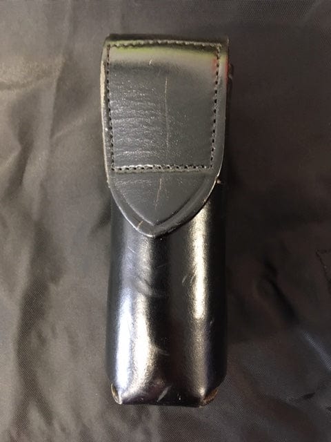 Police Surplus Police Uniform CS-5 CS Spray Holder, Met Police Issue, Leather (Used – Grade A)