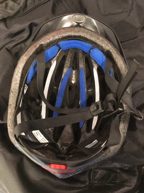 Police Surplus Police Uniform 54-61 cm Cycle Helmet, Bell B194X, POLICE marked (Used – Grade A)