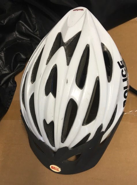 Police Surplus Police Uniform 54-61 cm Cycle Helmet, Bell B194X, POLICE marked (Used – Grade A)