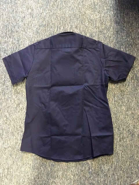 Police Surplus Police Uniform Fire Arms Navy Women’s Short Sleeve Shirt, epaulette loops (Used – Grade A)