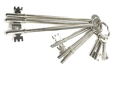 Amazon Fire Keys Fire brigade master key set - set of 9