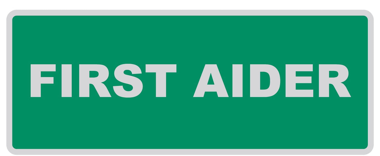 J&A International Patches First Aider Badge Refelctive 125 x 45mm