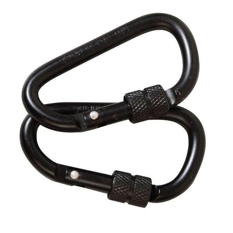 Kombat UK Locking Carabiner 6mm Pair