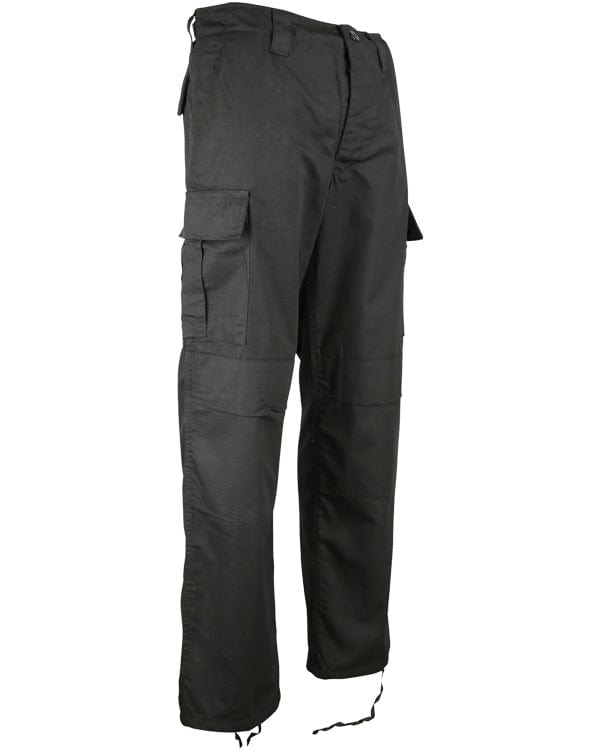 Kombat UK Ltd Trousers Kombat UK M65 BDU Ripstop Combat Trousers Black