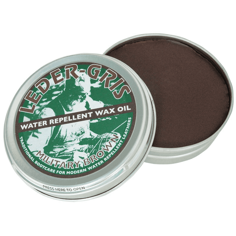 Alt Berg Boot Accessories Leder Gris Water Repellent wax Military Brown 80g