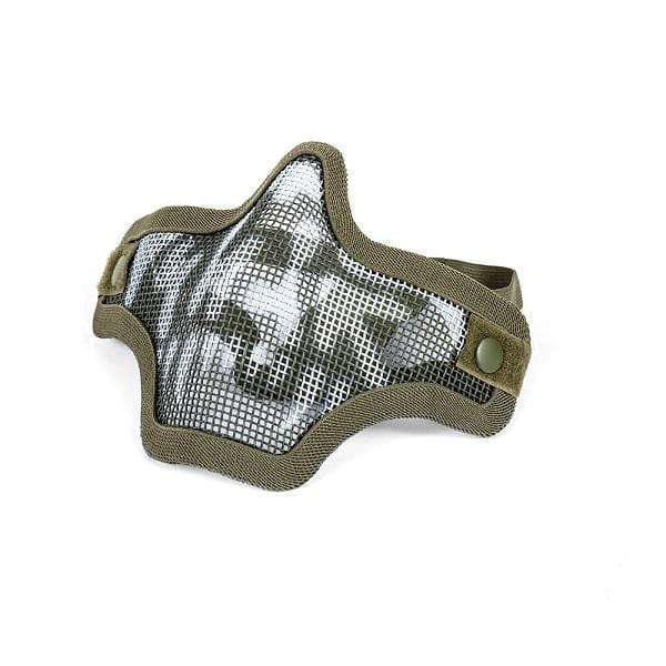 Nuprol Mesh Lower Face Shield Skull Print Green