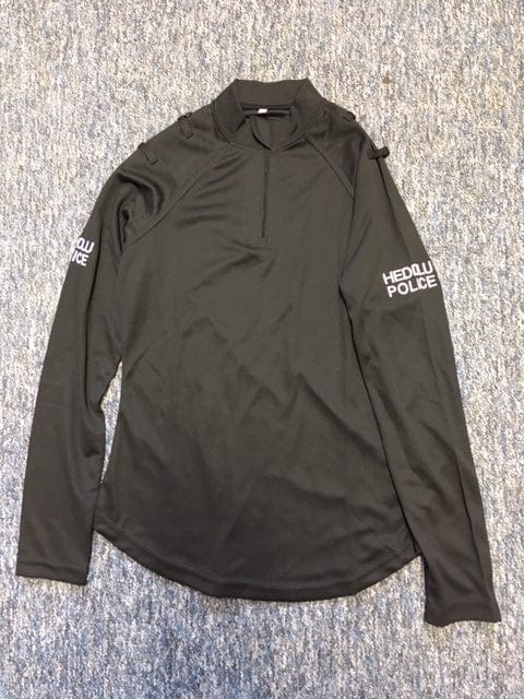 Police Surplus Police Uniform Police Uniform Wicking Top, Heddlu, Women's, Black, Long Sleeve (Used – Grade A)