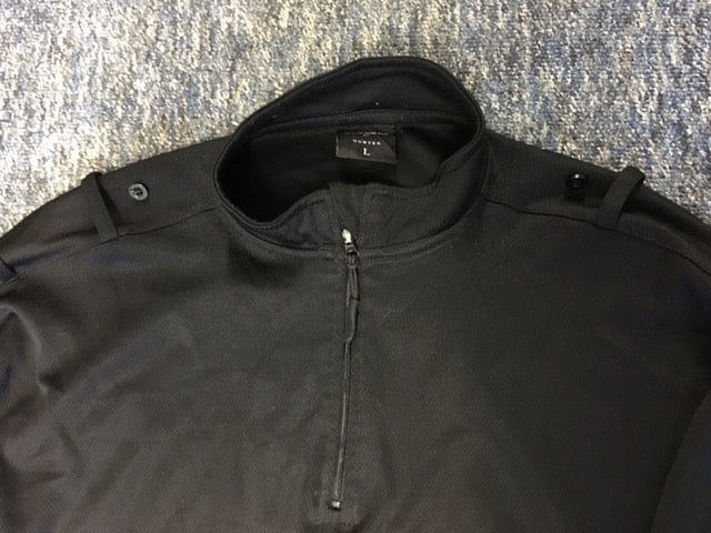 Police Surplus Police Uniform Police Uniform Wicking Top, Men's, Black, Long Sleeve, mixed (Used - Grade A)