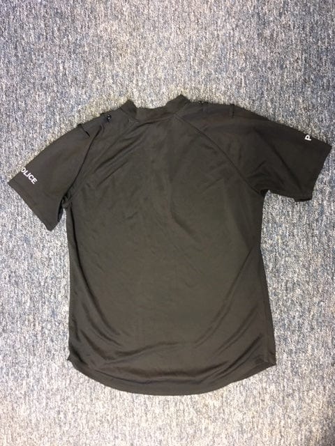 Police Surplus Police Uniform Police Uniform Wicking Top, Men's, Black, Short Sleeve (Used - Grade A)